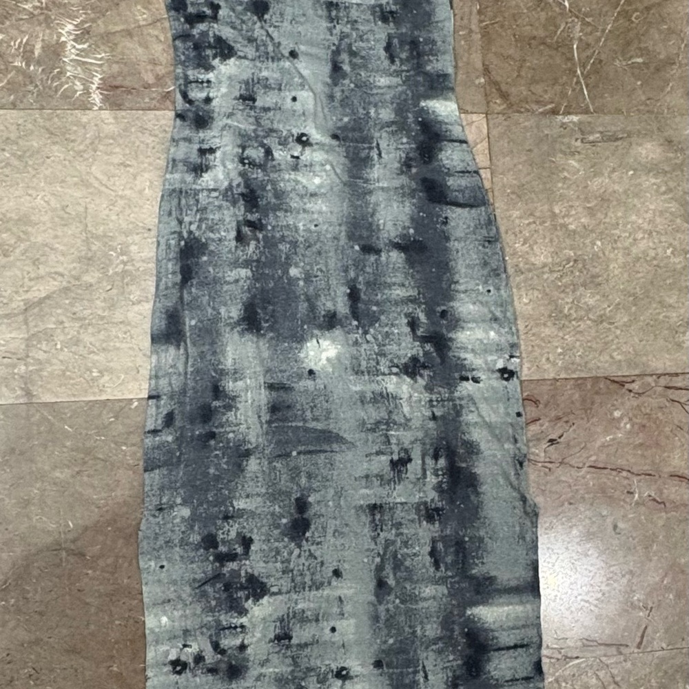 Rachel Roy Black and Gray Maxi Dress